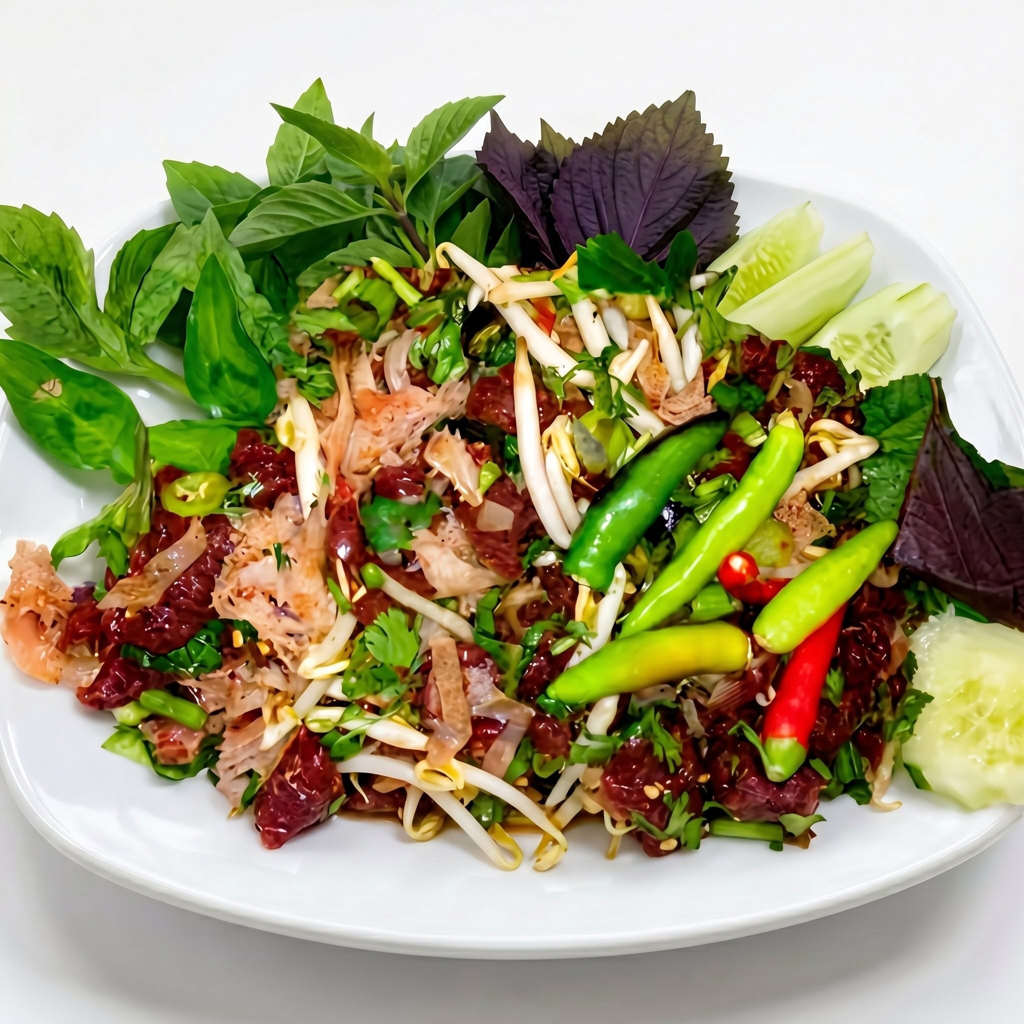 Luang Prabang Beef Salad (Lard).
