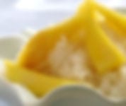 Classic Thai Mango Sticky Rice.